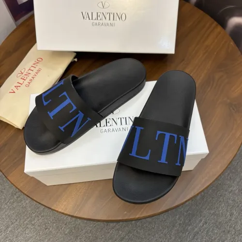 Replica Valentino Slippers For Men #1435199 $42.00 USD for Wholesale