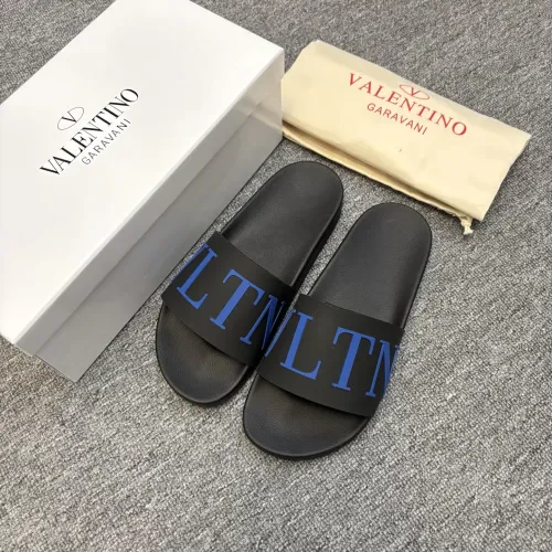 Replica Valentino Slippers For Men #1435199 $42.00 USD for Wholesale