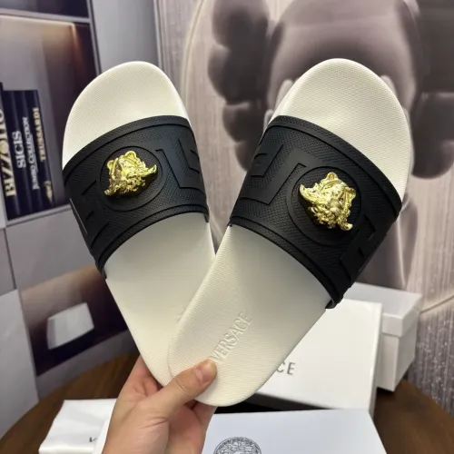 Replica Versace Slippers For Women #1435217 $42.00 USD for Wholesale