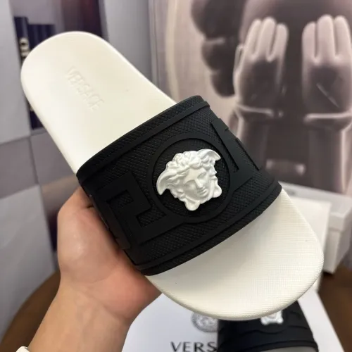 Replica Versace Slippers For Men #1435231 $42.00 USD for Wholesale