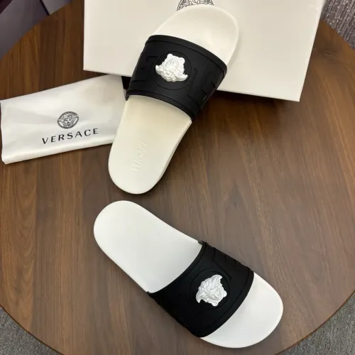 Replica Versace Slippers For Men #1435231 $42.00 USD for Wholesale