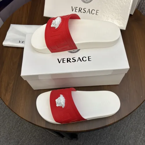 Replica Versace Slippers For Men #1435237 $42.00 USD for Wholesale