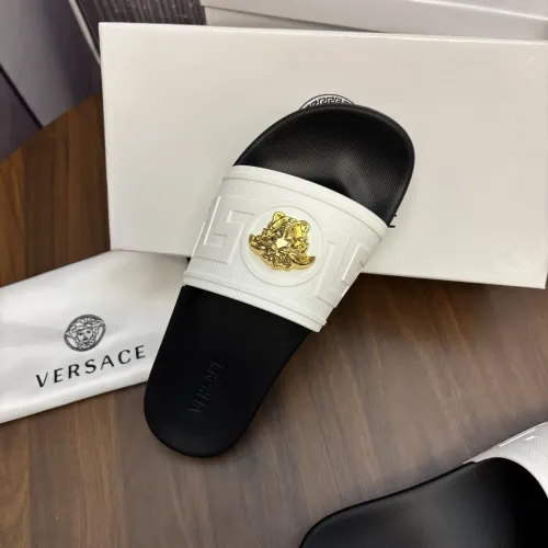 Replica Versace Slippers For Men #1435251 $42.00 USD for Wholesale