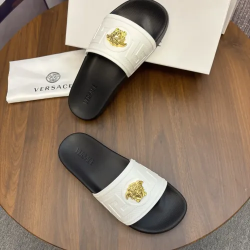 Replica Versace Slippers For Men #1435251 $42.00 USD for Wholesale