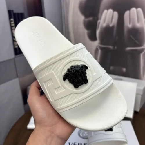 Replica Versace Slippers For Men #1435274 $42.00 USD for Wholesale