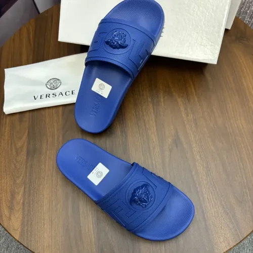 Replica Versace Slippers For Men #1435296 $42.00 USD for Wholesale