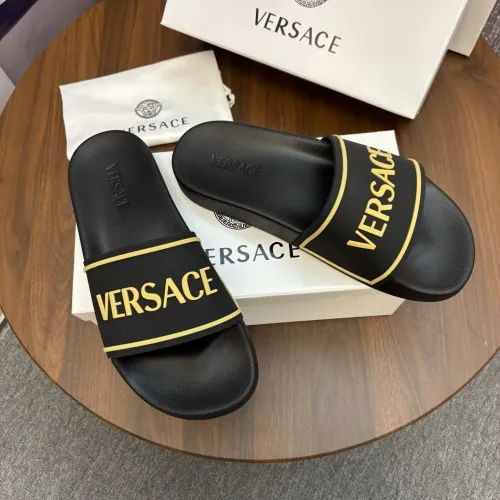 Replica Versace Slippers For Men #1435324 $42.00 USD for Wholesale
