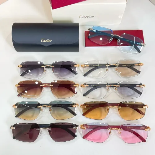 Replica Cartier AAA Quality Sunglassess #1435618 $68.00 USD for Wholesale