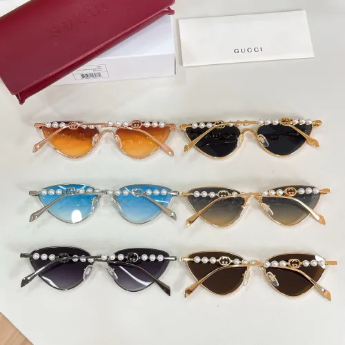 Replica Gucci AAA Quality Sunglasses #1435769 $60.00 USD for Wholesale
