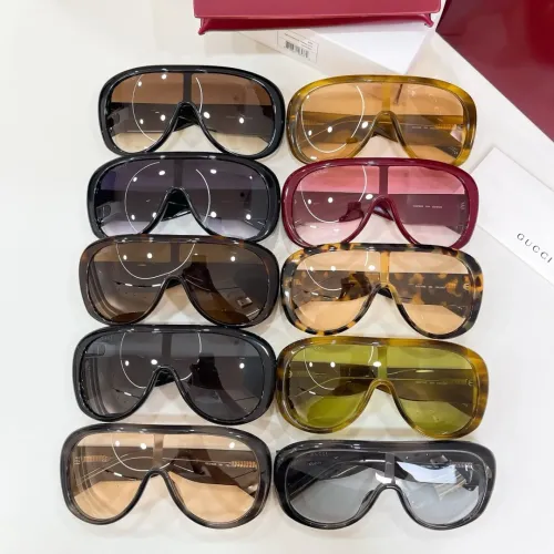 Replica Gucci AAA Quality Sunglasses #1435773 $60.00 USD for Wholesale