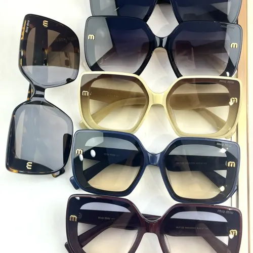 Replica MIU MIU AAA Quality Sunglasses #1435802 $60.00 USD for Wholesale