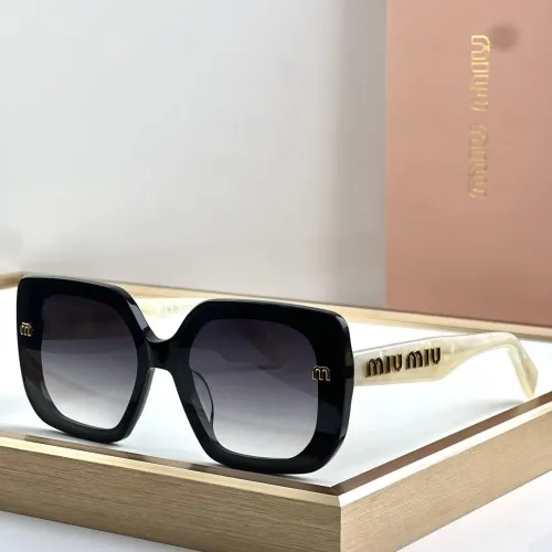 Cheap MIU MIU AAA Quality Sunglasses #1435804, $$60.00 USD On MIU MIU AAA Sunglasses