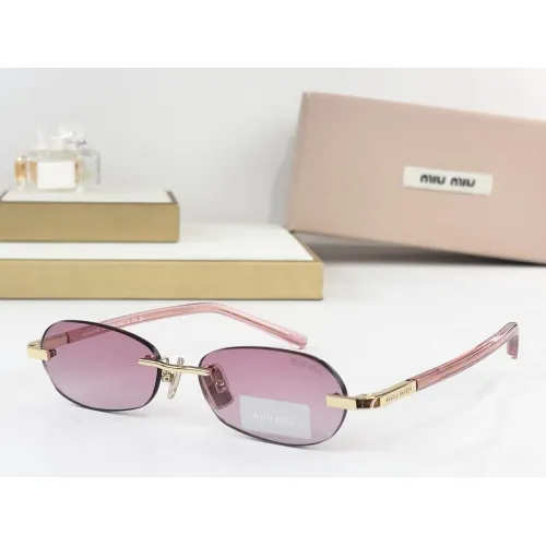 Cheap MIU MIU AAA Quality Sunglasses #1435813, $$64.00 USD On MIU MIU AAA Sunglasses
