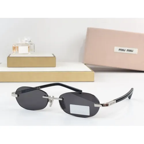 Cheap MIU MIU AAA Quality Sunglasses #1435815, $$64.00 USD On MIU MIU AAA Sunglasses