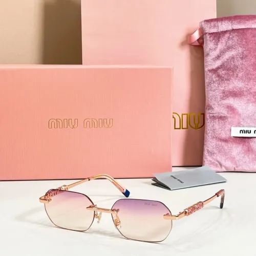 Cheap MIU MIU AAA Quality Sunglasses #1435821, $$64.00 USD On MIU MIU AAA Sunglasses