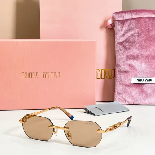 Cheap MIU MIU AAA Quality Sunglasses #1435824, $$64.00 USD On MIU MIU AAA Sunglasses