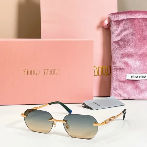 Cheap MIU MIU AAA Quality Sunglasses #1435825, $$64.00 USD On MIU MIU AAA Sunglasses