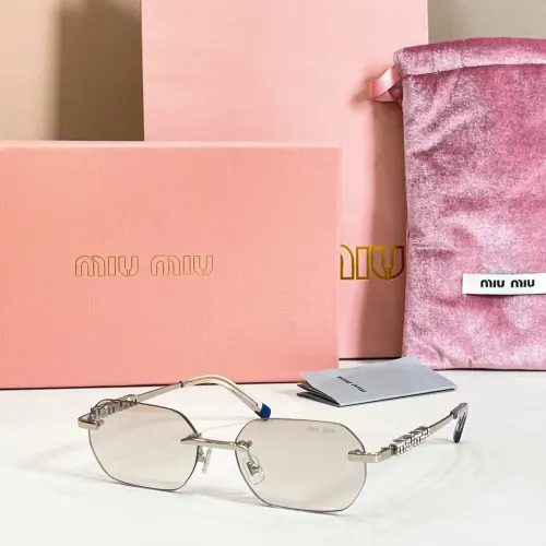 Cheap MIU MIU AAA Quality Sunglasses #1435827, $$64.00 USD On MIU MIU AAA Sunglasses