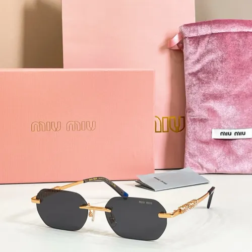 Cheap MIU MIU AAA Quality Sunglasses #1435830, $$64.00 USD On MIU MIU AAA Sunglasses