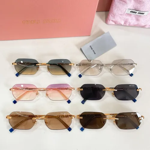 Replica MIU MIU AAA Quality Sunglasses #1435831 $64.00 USD for Wholesale