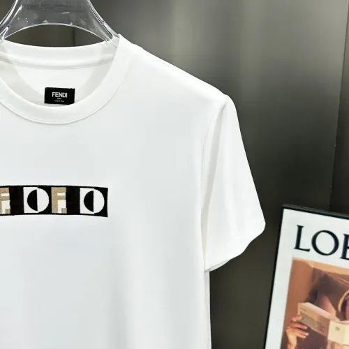 Replica Fendi T-Shirts Short Sleeved For Men #1436346 $80.00 USD for Wholesale