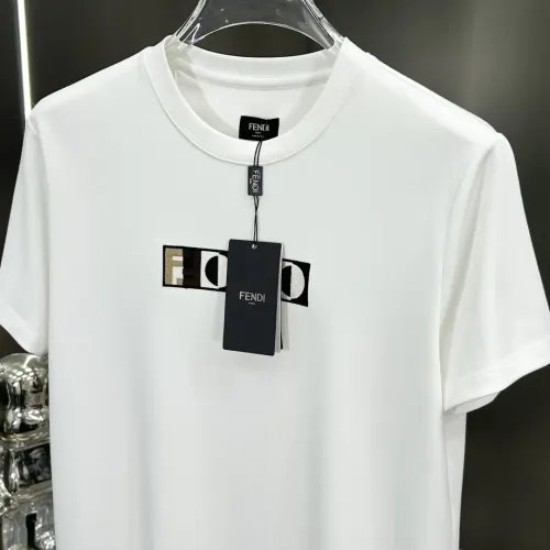 Replica Fendi T-Shirts Short Sleeved For Men #1436346 $80.00 USD for Wholesale