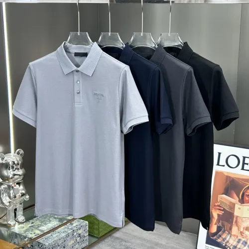Replica Prada T-Shirts Short Sleeved For Men #1436383 $80.00 USD for Wholesale