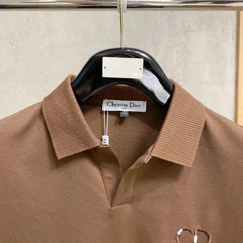 Replica Christian Dior T-Shirts Short Sleeved For Men #1436480 $76.00 USD for Wholesale