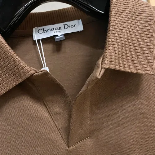 Replica Christian Dior T-Shirts Short Sleeved For Men #1436480 $76.00 USD for Wholesale