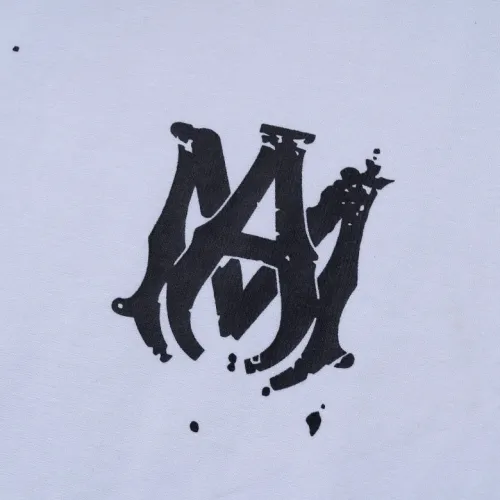 Replica Amiri T-Shirts Short Sleeved For Men #1436556 $27.00 USD for Wholesale