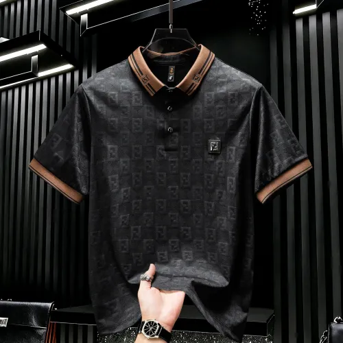 Cheap Fendi T-Shirts Short Sleeved For Men #1436699, $$45.00 USD On Fendi T-Shirts