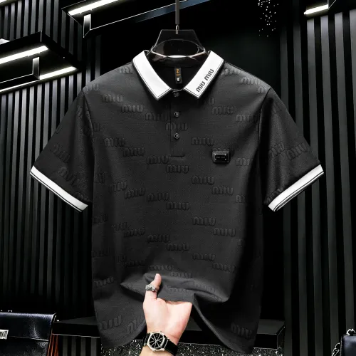 Cheap MIU MIU T-Shirts Short Sleeved For Men #1436715, $$45.00 USD On MIU MIU T-Shirts