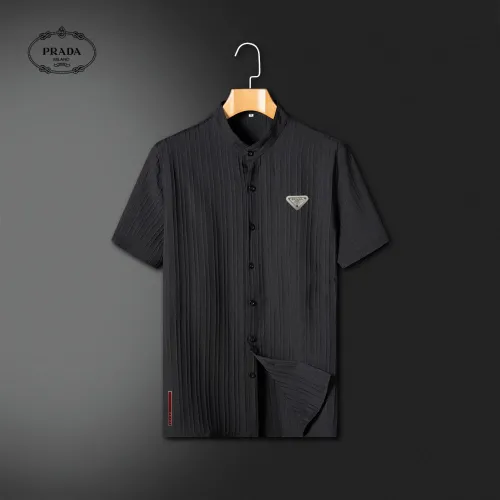 Replica Prada Tracksuits Short Sleeved For Unisex #1436743 $64.00 USD for Wholesale
