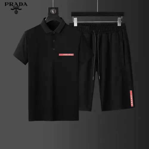 Cheap Prada Tracksuits Short Sleeved For Men #1436814, $$48.00 USD On Prada Tracksuits
