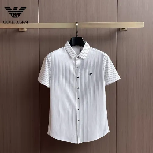 Cheap Armani Shirts Short Sleeved For Men #1436923, $$52.00 USD On Armani Shirts