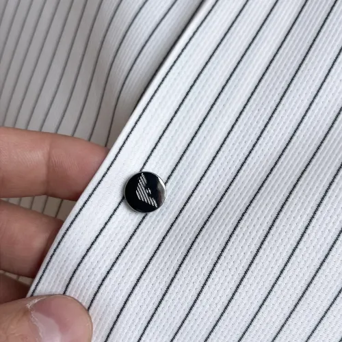 Replica Armani Shirts Short Sleeved For Men #1436923 $52.00 USD for Wholesale