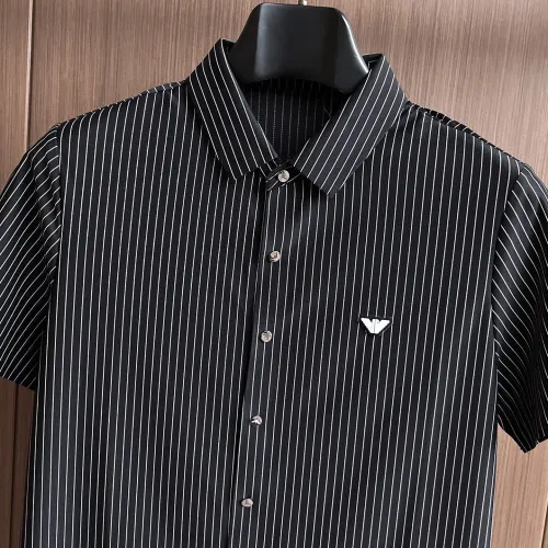 Replica Armani Shirts Short Sleeved For Men #1436926 $52.00 USD for Wholesale