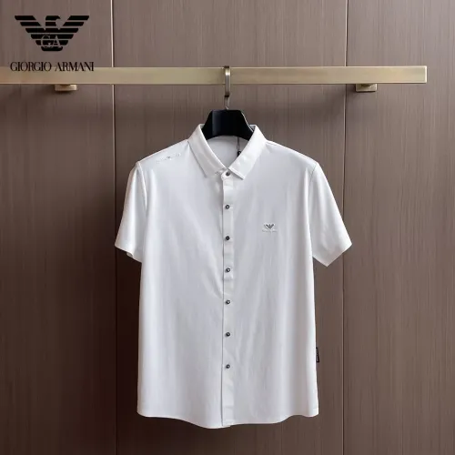 Cheap Armani Shirts Short Sleeved For Men #1436943, $$52.00 USD On Armani Shirts