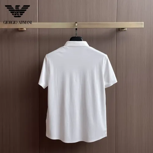 Replica Armani Shirts Short Sleeved For Men #1436943 $52.00 USD for Wholesale