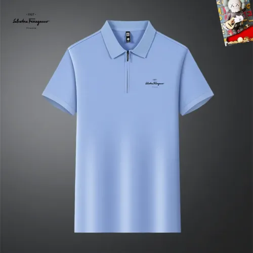 Cheap Salvatore Ferragamo T-Shirts Short Sleeved For Men #1436981, $$34.00 USD On Salvatore Ferragamo T-Shirts