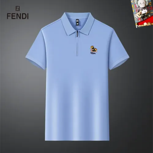 Cheap Fendi T-Shirts Short Sleeved For Men #1437016, $$34.00 USD On Fendi T-Shirts