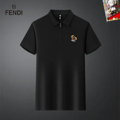 Cheap Fendi T-Shirts Short Sleeved For Men #1437019, $$34.00 USD On Fendi T-Shirts