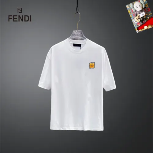 Cheap Fendi T-Shirts Short Sleeved For Unisex #1437088, $$25.00 USD On Fendi T-Shirts