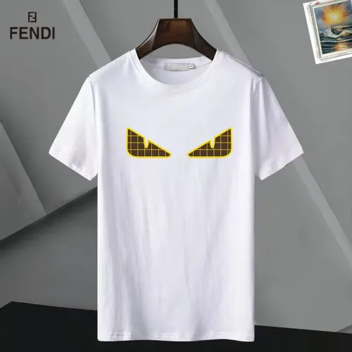 Cheap Fendi T-Shirts Short Sleeved For Unisex #1437166, $$25.00 USD On Fendi T-Shirts