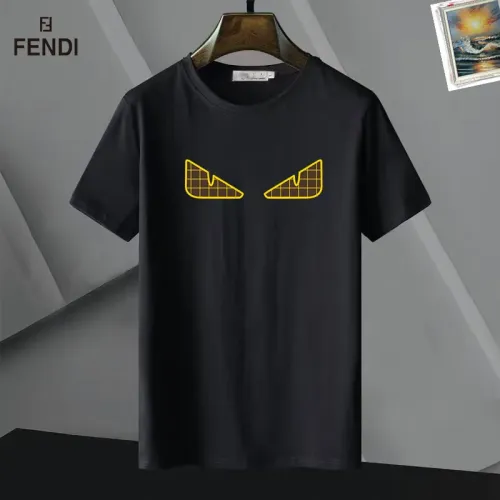 Cheap Fendi T-Shirts Short Sleeved For Unisex #1437167, $$25.00 USD On Fendi T-Shirts