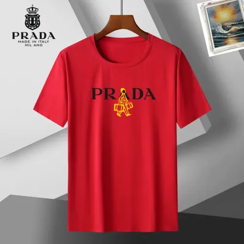 Cheap Prada T-Shirts Short Sleeved For Unisex #1437223, $$25.00 USD On Prada T-Shirts