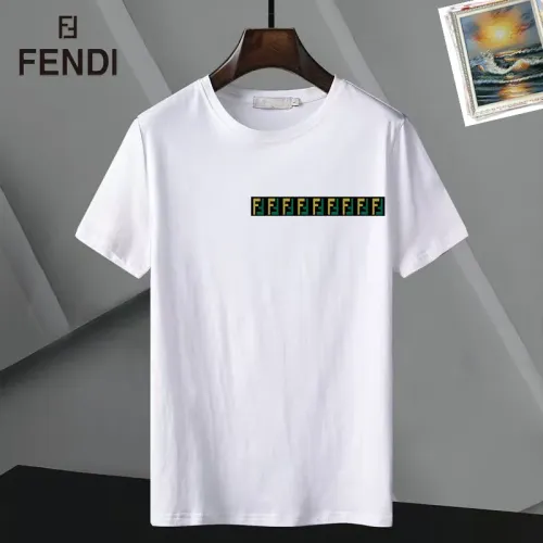 Cheap Fendi T-Shirts Short Sleeved For Unisex #1437229, $$25.00 USD On Fendi T-Shirts