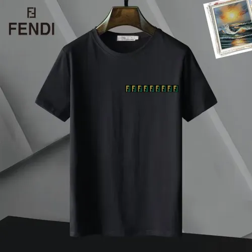 Cheap Fendi T-Shirts Short Sleeved For Unisex #1437230, $$25.00 USD On Fendi T-Shirts