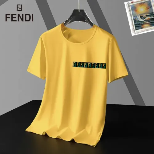 Cheap Fendi T-Shirts Short Sleeved For Unisex #1437232, $$25.00 USD On Fendi T-Shirts