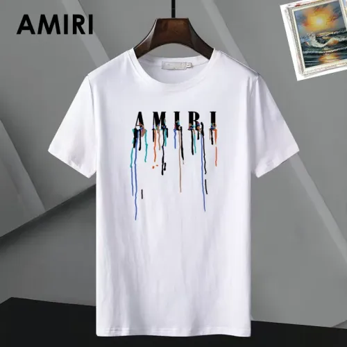 Cheap Amiri T-Shirts Short Sleeved For Unisex #1437256, $$25.00 USD On Amiri T-Shirts